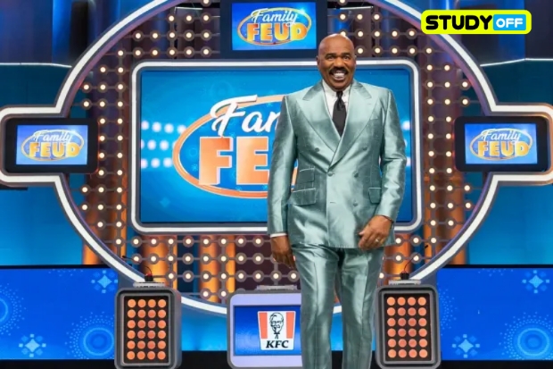 Steve Harvey of The Bag Family Feud "confirms he's rich" by giving a participant a high five after their response, leaving followers pleading with him to "adopt me."