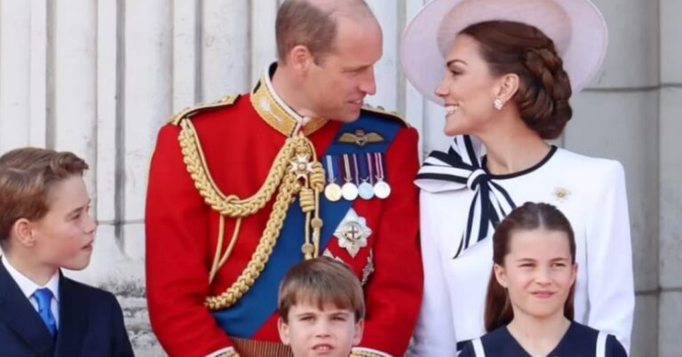 Prince William was reprimanded by Queen in three words on the Trooping the Colour balcony.