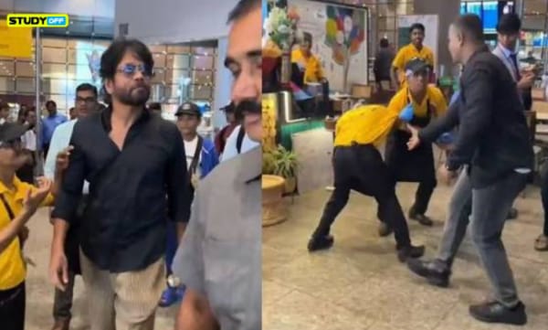 The security guard tackled the fan; Nagarjuna apologises and the video is discussed