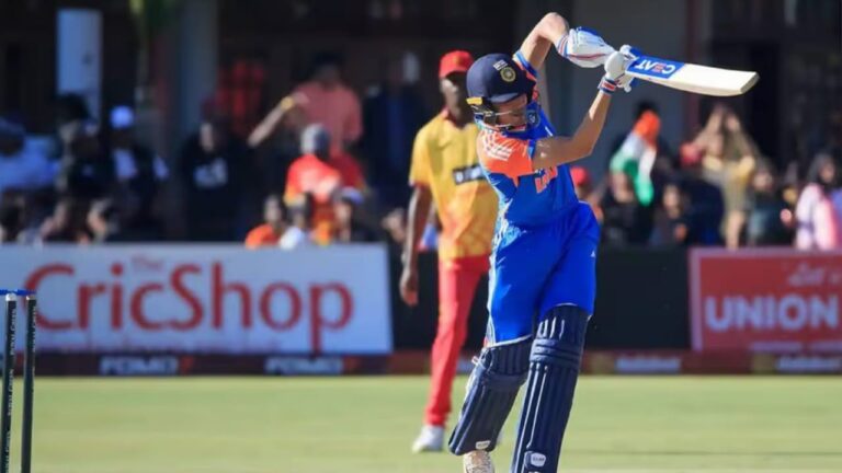 Ind vs. Zim T20I After the team scores two runs, skipper Shubman Gill leaves early.