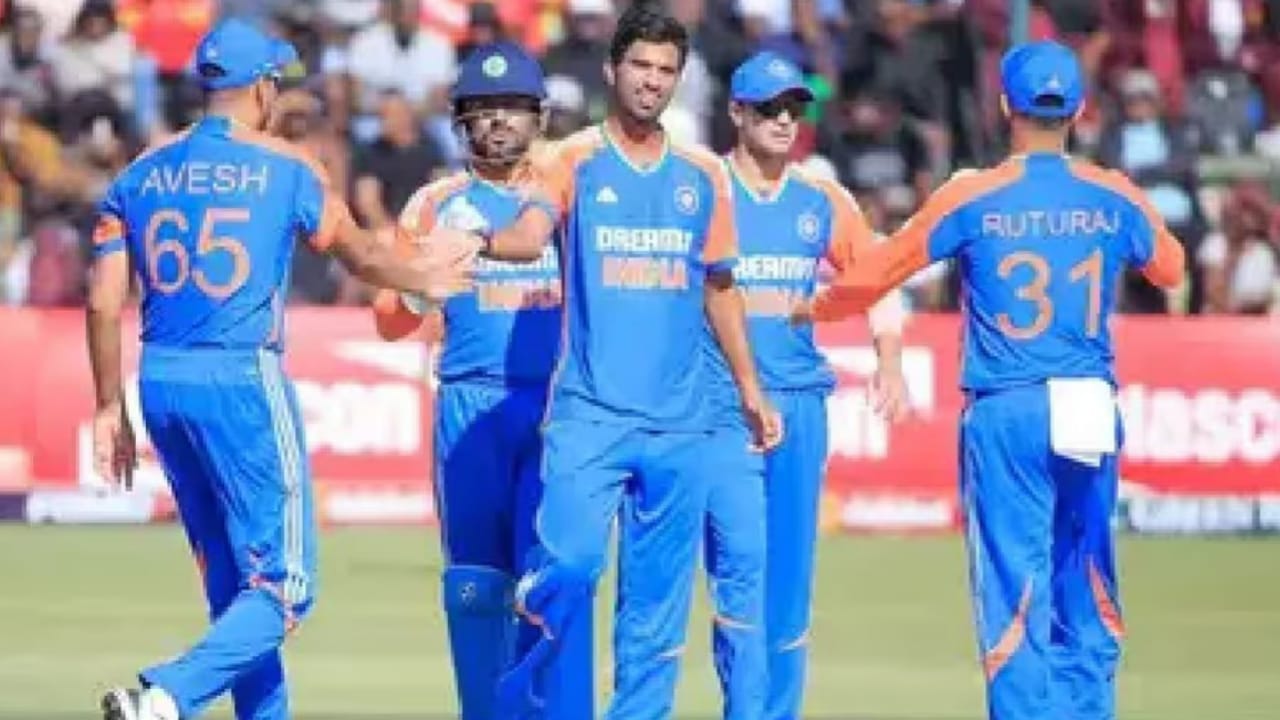 India's stunning comeback sees them defeat Zimbabwe by 100 runs in the second Twenty20 International to tie the series.