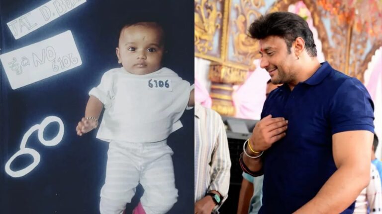 Madness of excessive Darshan fans; Dress up the son as a prisoner and do a photo shoot