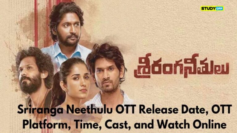 The OTT release date, time, cast, and online viewing information for Sriranga Neethulu