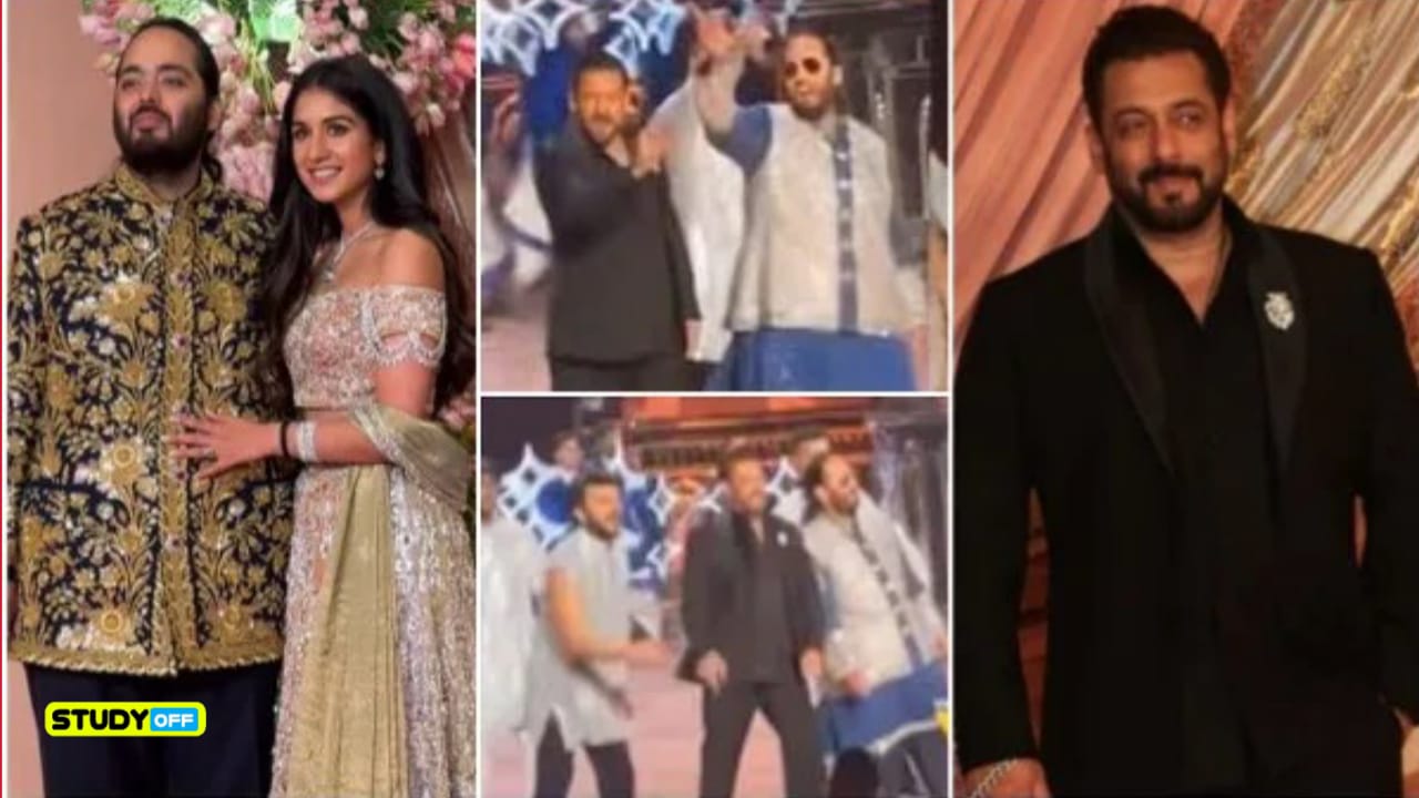 The dance of Salman Khan and Anant Ambani steals the show during the sangeet ceremony.