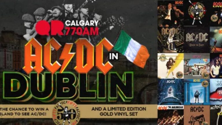 You're invited to attend ACDC's Power Up Tour in Dublin, Ireland, by QR Calgary!