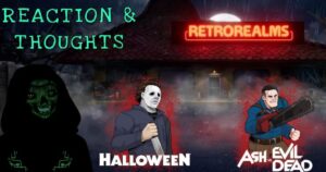 RetroRealms Arcade Halloween & Ash vs. Evil Dead promises a fun retro experience.