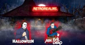 RetroRealms Arcade Halloween & Ash vs. Evil Dead promises a fun retro experience.