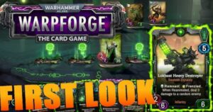 Review of Warhammer 40,000 Warpforge - When your only weapon is a chainsword...