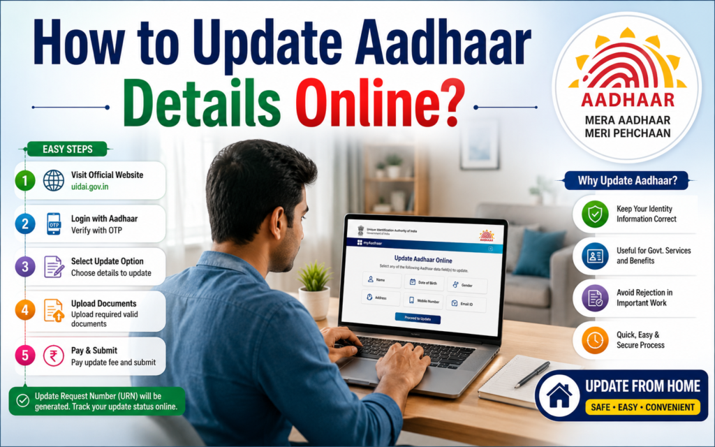 How To Update Your Aadhaar Card Online at Home